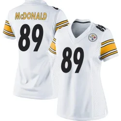 Vance McDonald Pittsburgh Steelers Game Women's Jersey (White)