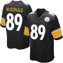 Vance McDonald Pittsburgh Steelers Game Youth Team Color Jersey (Black)