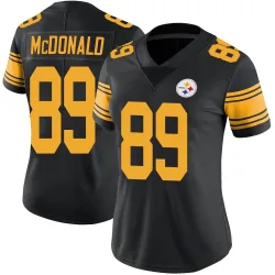 Vance McDonald Pittsburgh Steelers Limited Women's Color Rush Jersey (Black)
