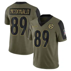 Vance McDonald Pittsburgh Steelers Limited Youth 2021 Salute To Service Jersey (Olive)