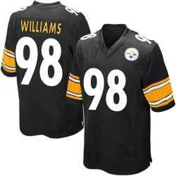 Vince Williams Pittsburgh Steelers Game Men's Team Color Jersey (Black)