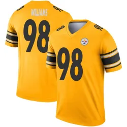Vince Williams Pittsburgh Steelers Legend Men's Inverted Jersey (Gold)