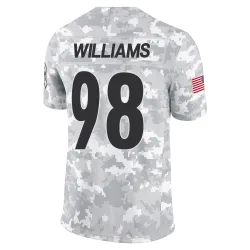 Vince Williams Pittsburgh Steelers Limited Men's 2024 Salute to Service Jersey (Arctic Camo)