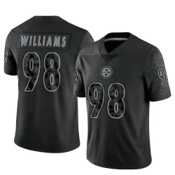 Vince Williams Pittsburgh Steelers Limited Men's Reflective Jersey (Black)