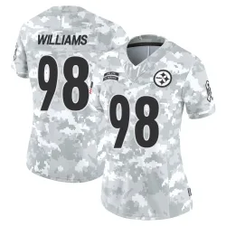 Vince Williams Pittsburgh Steelers Limited Women's 2024 Salute to Service Jersey (Arctic Camo)