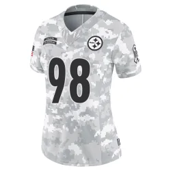 Vince Williams Pittsburgh Steelers Limited Women's 2024 Salute to Service Jersey (Arctic Camo)