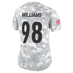 Vince Williams Pittsburgh Steelers Limited Women's 2024 Salute to Service Jersey (Arctic Camo)