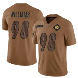 Vince Williams Pittsburgh Steelers Limited Youth 2023 Salute To Service Jersey (Brown)