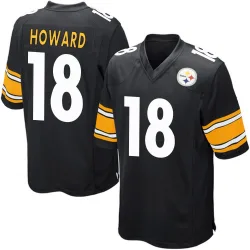 Will Howard Pittsburgh Steelers Game Men's Team Color Jersey (Black)
