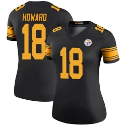 Will Howard Pittsburgh Steelers Legend Women's Color Rush Jersey (Black)