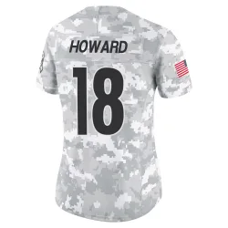 Will Howard Pittsburgh Steelers Limited Women's 2024 Salute to Service Jersey (Arctic Camo)
