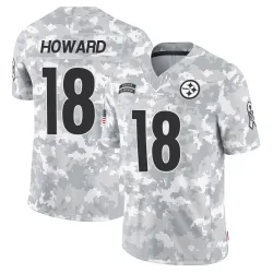 Will Howard Pittsburgh Steelers Limited Youth 2024 Salute to Service Jersey (Arctic Camo)