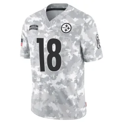 Will Howard Pittsburgh Steelers Limited Youth 2024 Salute to Service Jersey (Arctic Camo)