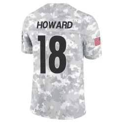 Will Howard Pittsburgh Steelers Limited Youth 2024 Salute to Service Jersey (Arctic Camo)