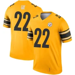 William Gay Pittsburgh Steelers Legend Youth Inverted Jersey (Gold)