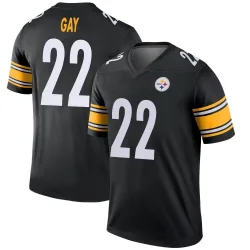 William Gay Pittsburgh Steelers Legend Youth Jersey (Black)