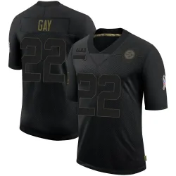 William Gay Pittsburgh Steelers Limited Men's 2020 Salute To Service Jersey (Black)