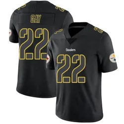 William Gay Pittsburgh Steelers Limited Men's Jersey (Black Impact)