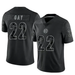 William Gay Pittsburgh Steelers Limited Men's Reflective Jersey (Black)