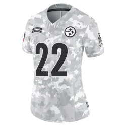 William Gay Pittsburgh Steelers Limited Women's 2024 Salute to Service Jersey (Arctic Camo)