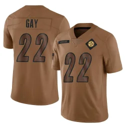 William Gay Pittsburgh Steelers Limited Youth 2023 Salute To Service Jersey (Brown)