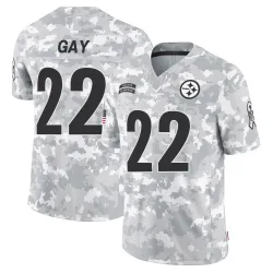 William Gay Pittsburgh Steelers Limited Youth 2024 Salute to Service Jersey (Arctic Camo)