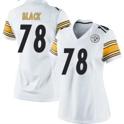 Yahya Black Pittsburgh Steelers Game Women's Jersey (White)