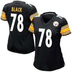 Yahya Black Pittsburgh Steelers Game Women's Team Color Jersey (Black)