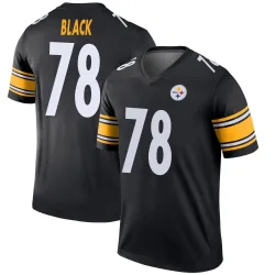 Yahya Black Pittsburgh Steelers Legend Men's Jersey (Black)