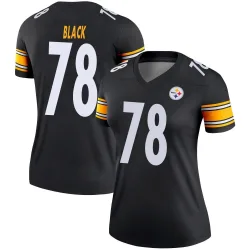 Yahya Black Pittsburgh Steelers Legend Women's Jersey (Black)