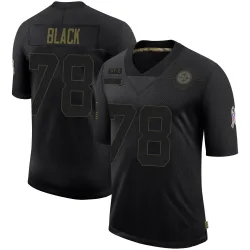 Yahya Black Pittsburgh Steelers Limited Men's 2020 Salute To Service Jersey (Black)