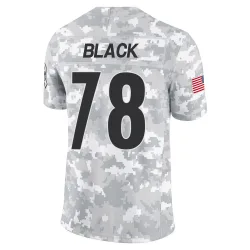 Yahya Black Pittsburgh Steelers Limited Men's 2024 Salute to Service Jersey (Arctic Camo)