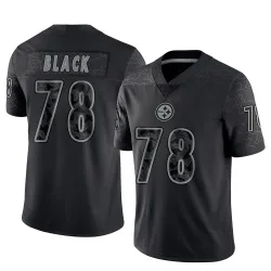 Yahya Black Pittsburgh Steelers Limited Men's Reflective Jersey (Black)