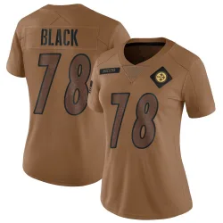Yahya Black Pittsburgh Steelers Limited Women's 2023 Salute To Service Jersey (Brown)