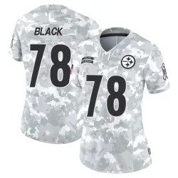 Yahya Black Pittsburgh Steelers Limited Women's 2024 Salute to Service Jersey (Arctic Camo)