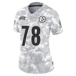 Yahya Black Pittsburgh Steelers Limited Women's 2024 Salute to Service Jersey (Arctic Camo)