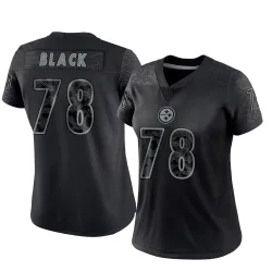 Yahya Black Pittsburgh Steelers Limited Women's Reflective Jersey (Black)