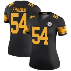 Zach Frazier Pittsburgh Steelers Legend Women's Color Rush Jersey (Black)