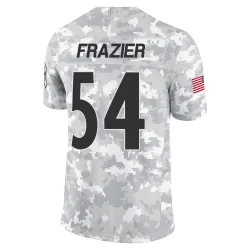 Zach Frazier Pittsburgh Steelers Limited Youth 2024 Salute to Service Jersey (Arctic Camo)