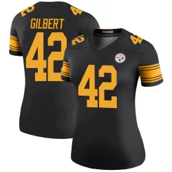 Zyon Gilbert Pittsburgh Steelers Legend Women's Color Rush Jersey (Black)