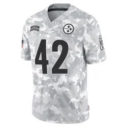 Zyon Gilbert Pittsburgh Steelers Limited Men's 2024 Salute to Service Jersey (Arctic Camo)