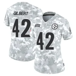 Zyon Gilbert Pittsburgh Steelers Limited Women's 2024 Salute to Service Jersey (Arctic Camo)