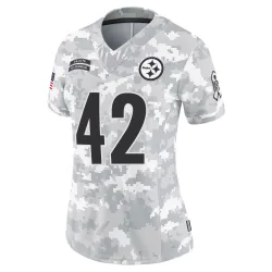 Zyon Gilbert Pittsburgh Steelers Limited Women's 2024 Salute to Service Jersey (Arctic Camo)