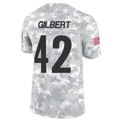 Zyon Gilbert Pittsburgh Steelers Limited Youth 2024 Salute to Service Jersey (Arctic Camo)